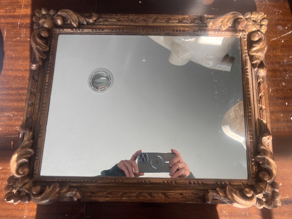 Espelgo antigo de 50x40cm