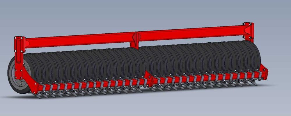 Wał ogumiony 500/4m kompletny W/0510