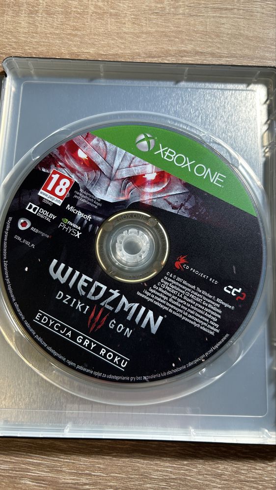 Wiedzmin 3 dziki gon edycja gry roku steelbook xbox