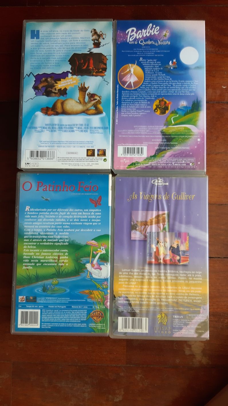 VHS de desenhos animados