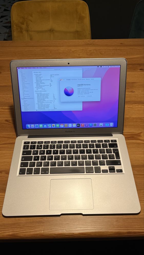 Laptop Apple MacBook Air 7,2 A1466 13" -Intel Core i5 1,6 4GB, 128GB