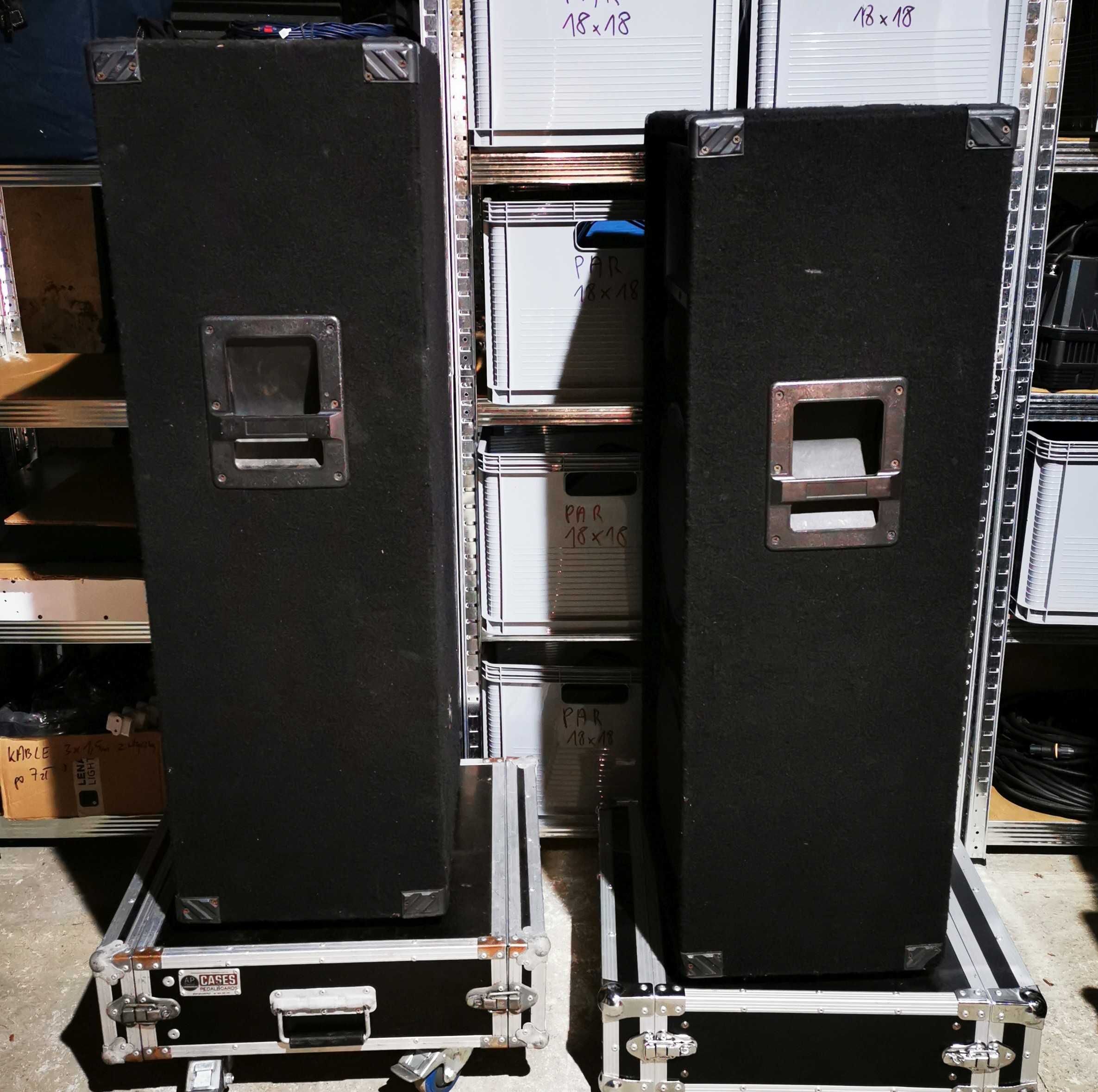 Kolumny pasywne nadstawki 400W na 2x12" + 1" driver