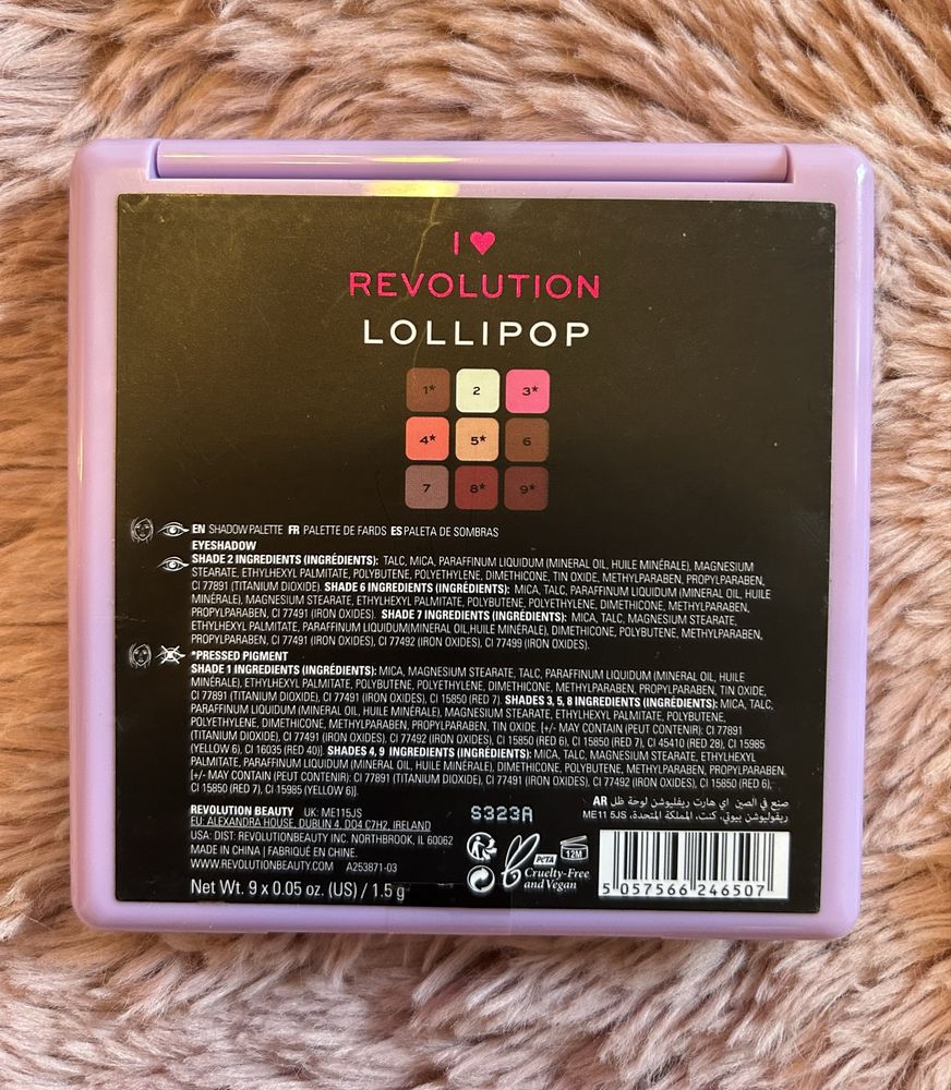 Paletka cieni do powiek, I Heart Revolution - Lollipop