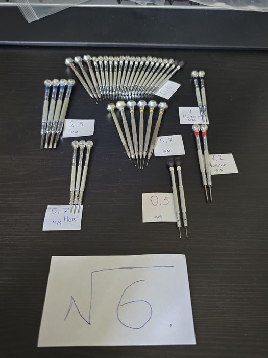 Часовой инструмент часовые отвёртки новые Swiss made Bergeon,  Tag-Heu