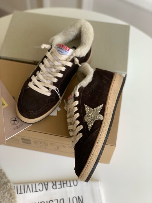 Кеди Golden Goose утеплені з хутром розміри 36, 38, 39, 40