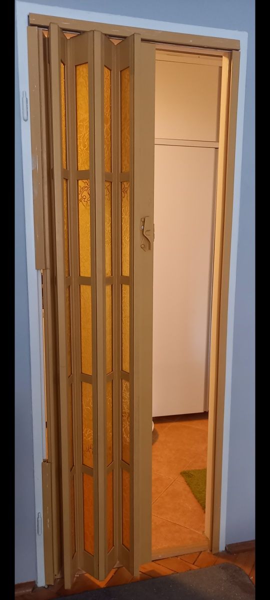 Drzwi składane harmonijkowe 85 cm
