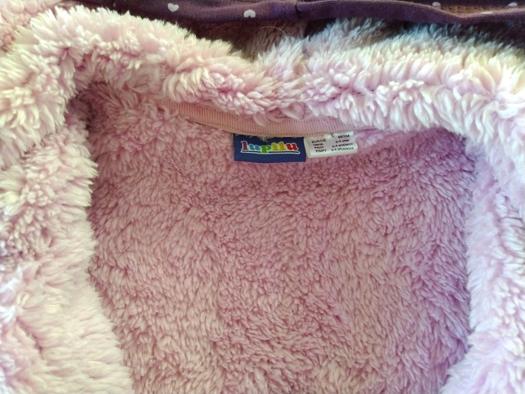 Lidl Lupilu ciepła bluza 98/104