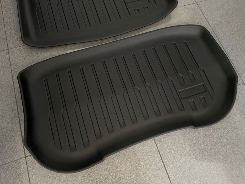 Conjunto 3 Tapetes Borracha TPE All Weather Tesla Model 3 Highland Nov