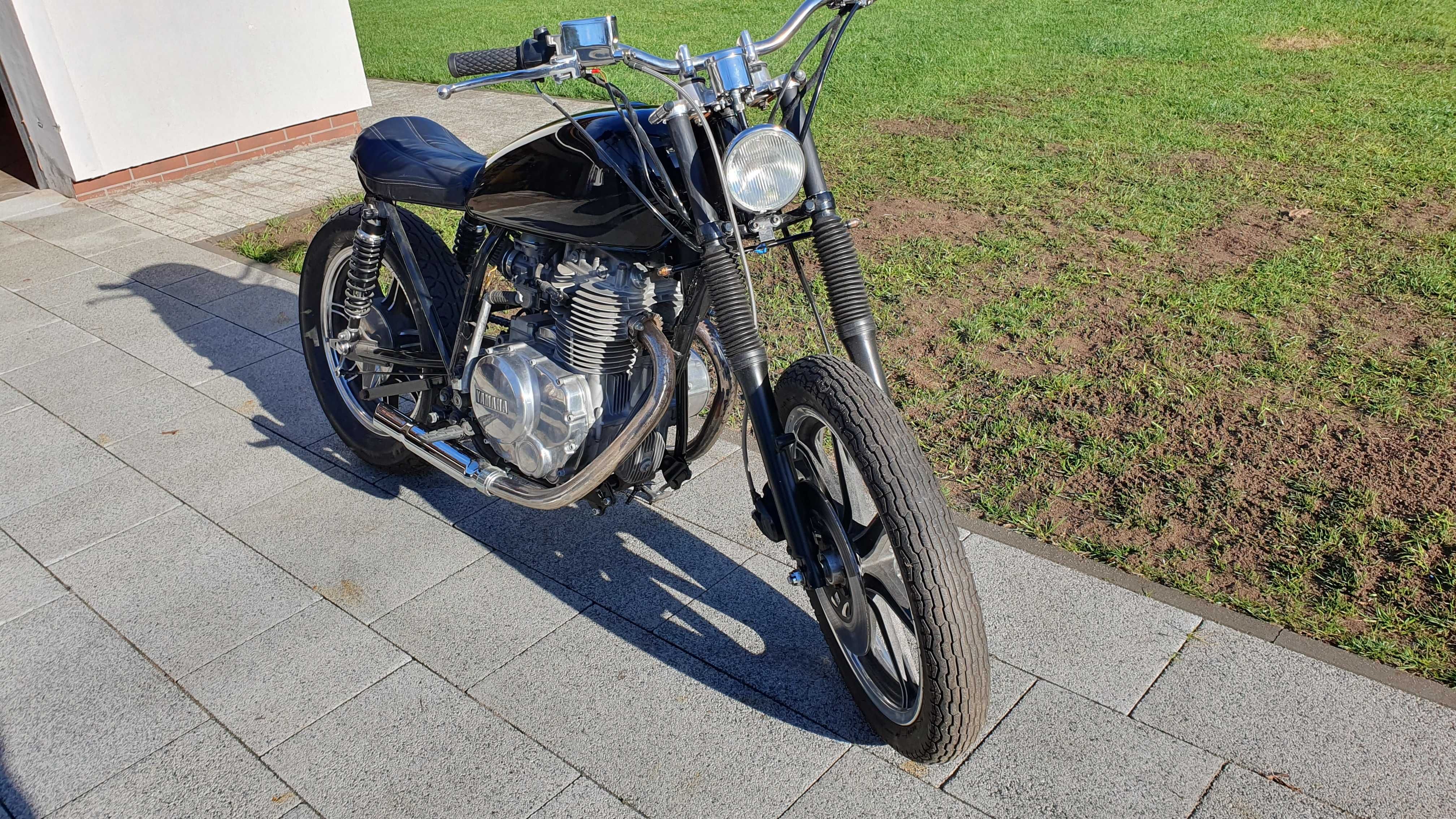 Yamaha XS 400 projekt scrambler cafe