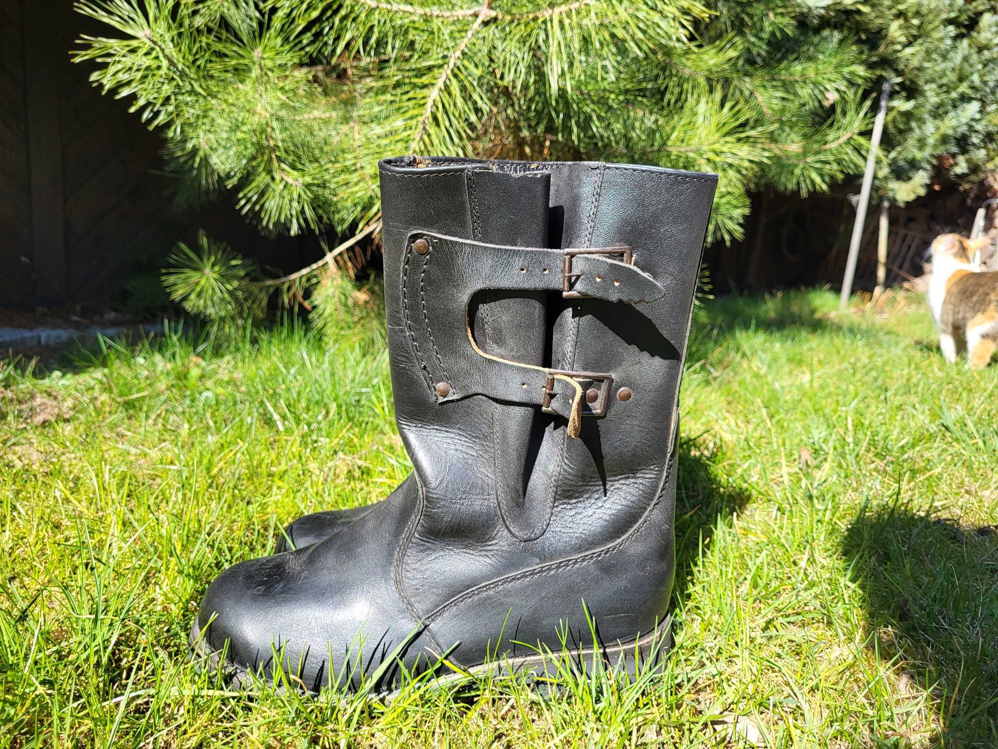 Buty policyjne/milicyjne/wojskowe skórzane 42 (rozm 27)