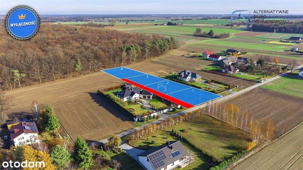 Malownicze działki przy Lesie Krężnickim