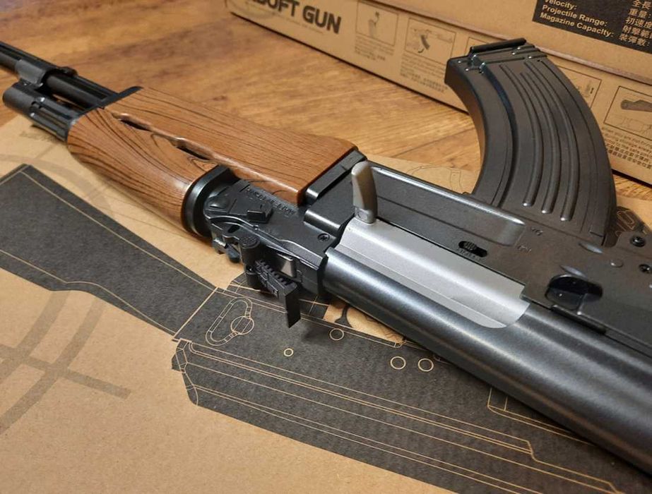 Автомат ак47 детский zm93 игрушечный для детей металический на пульках