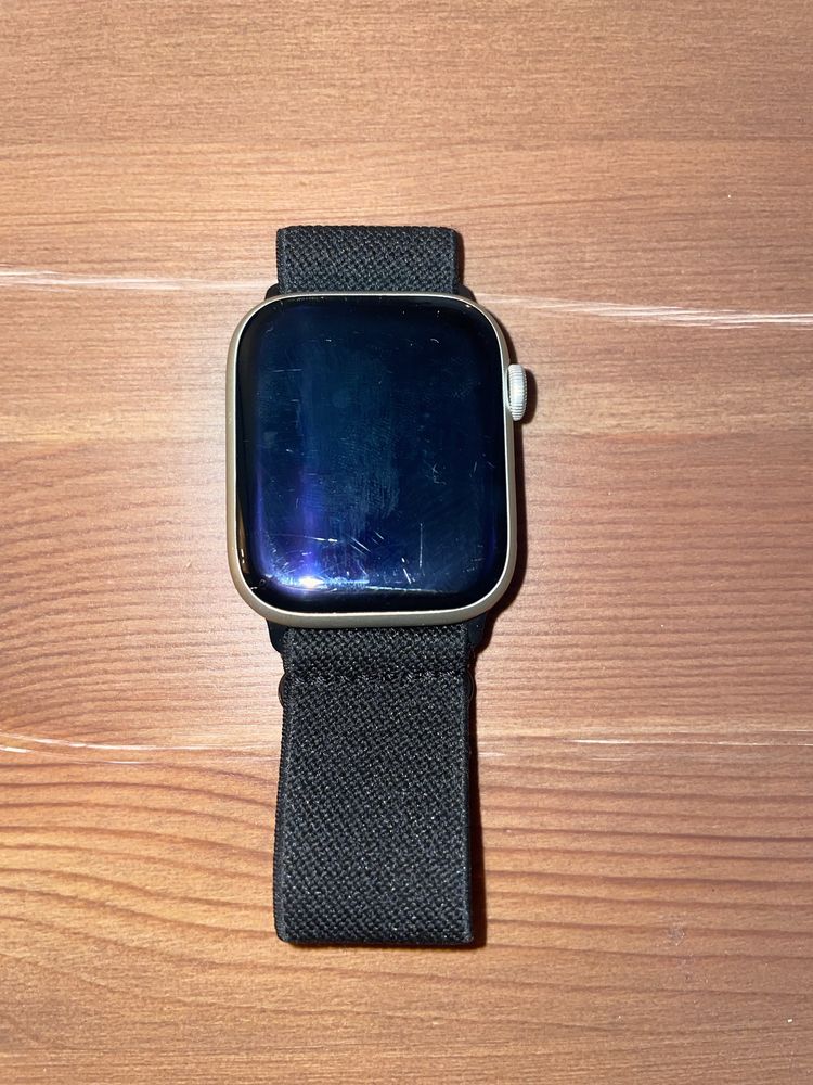 Apple Watch 7 GPS 45mm 100% + DODATKI