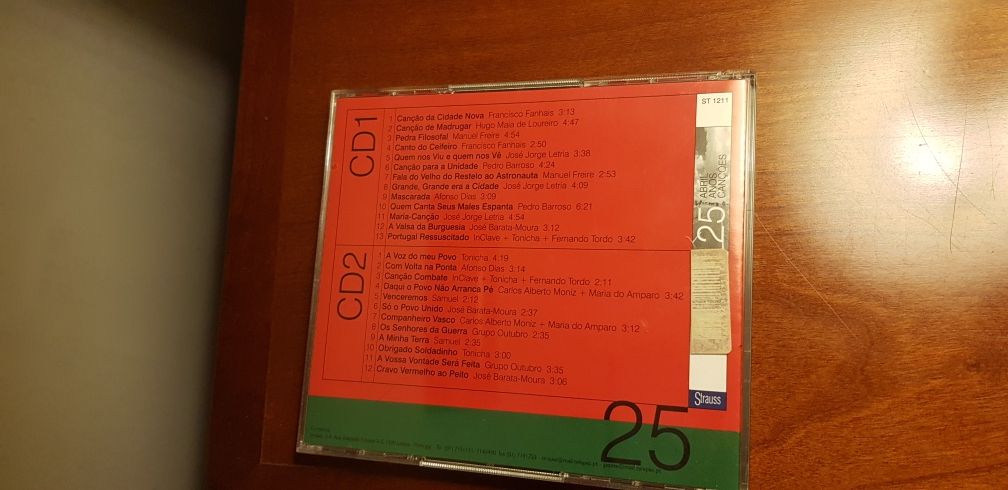 CD 25 anos 25 canções