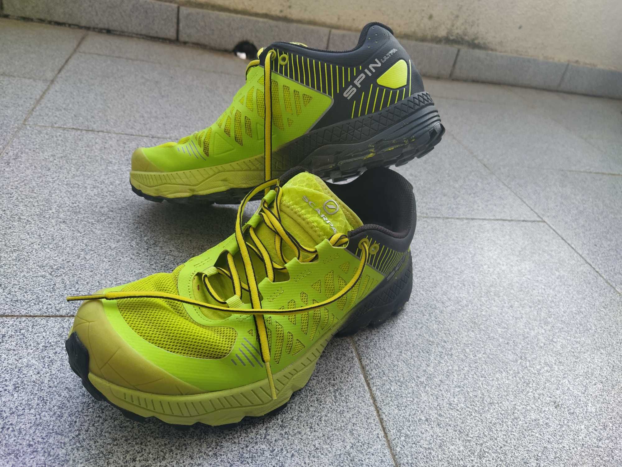 Scarpa Spin Ultra Acid-Lime Tamanho 40 (POUCO USO)