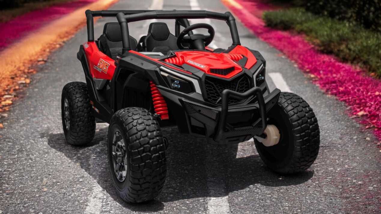 BUGGY 4x4 24V 800W JEEP Terenowy Auto AKUMULATOR Elektryczny 2 DZIECI