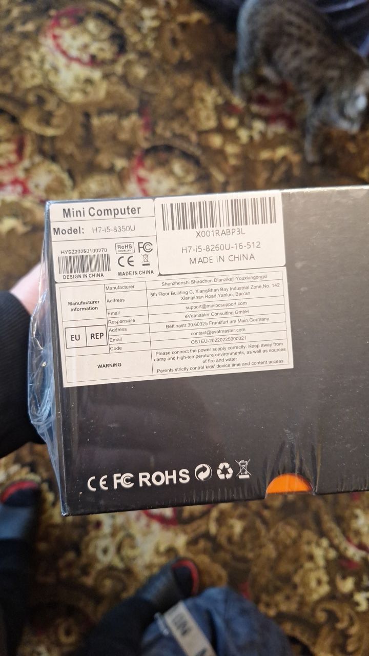 VENOEN WIN11 Pro Mini PC bez wentylatora i5, komputer przemysłowy Core