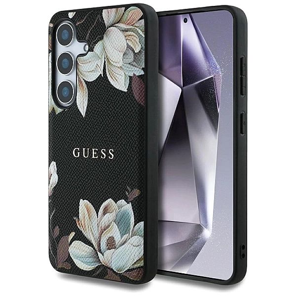 Etui Guess Grained Printed Flower Pattern MagSafe do Samsung Galaxy S2