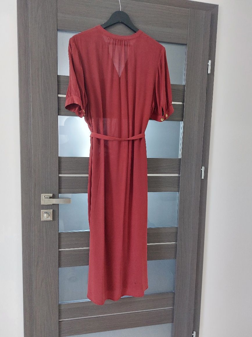 Sukienka bordo rozm. 42/XL