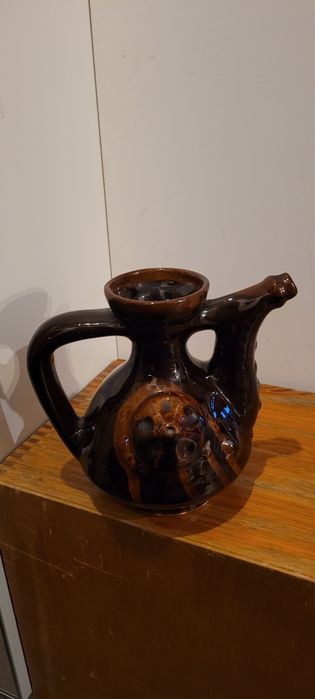 Ceramika czeska kamionka PRL Bulharsko sada Dzbanuszek Konewka PRL