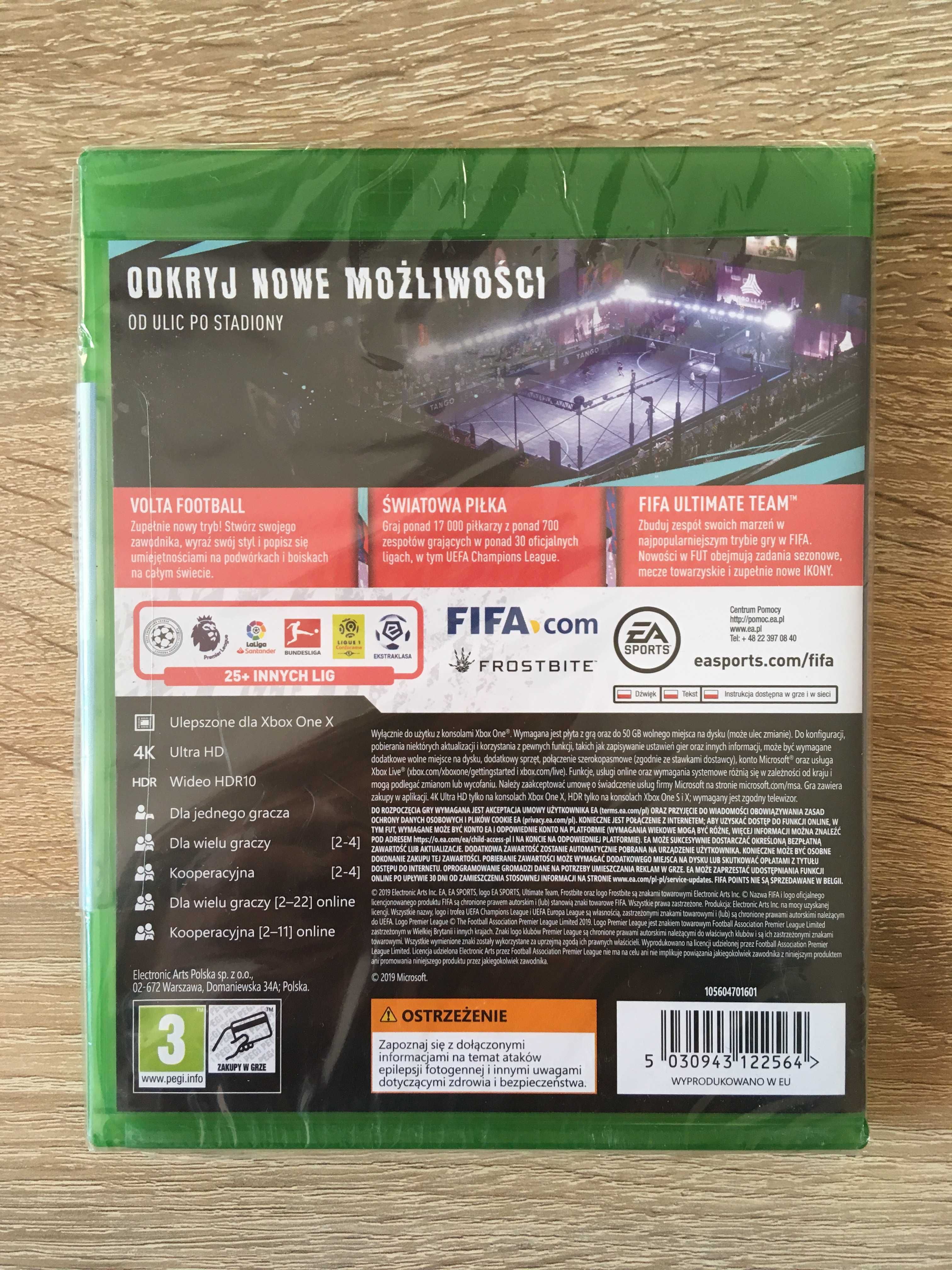 FIFA 20 - Xbox One - EA Sports - PL - NOWA, FOLIA