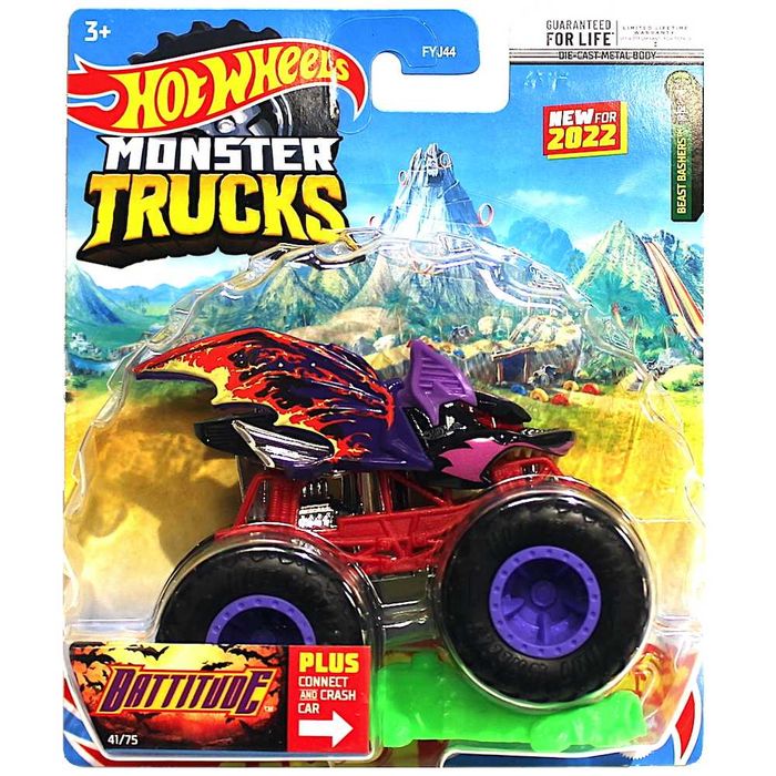 Nowe Auto Hot Wheels Monster Truck Battitude