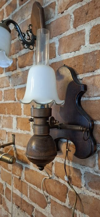 Kinkiet stylowy jak lampa naftowa