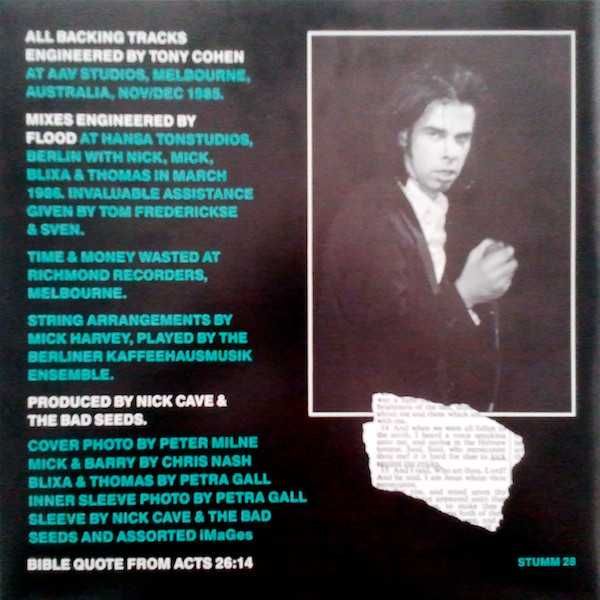 Nick Cave & The Bad Seeds ‎– Kicking Against The Pricks – LP Vinyl