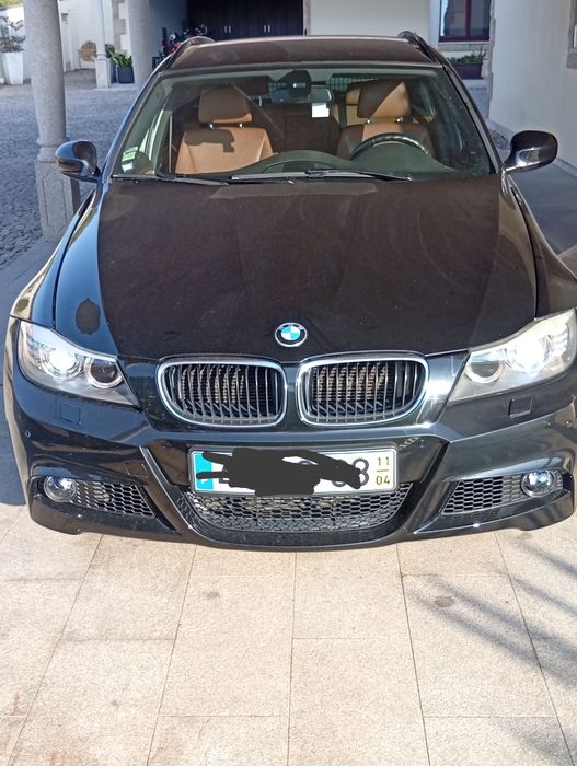 BMW 318 D Couro  Alcântara Castanho claro