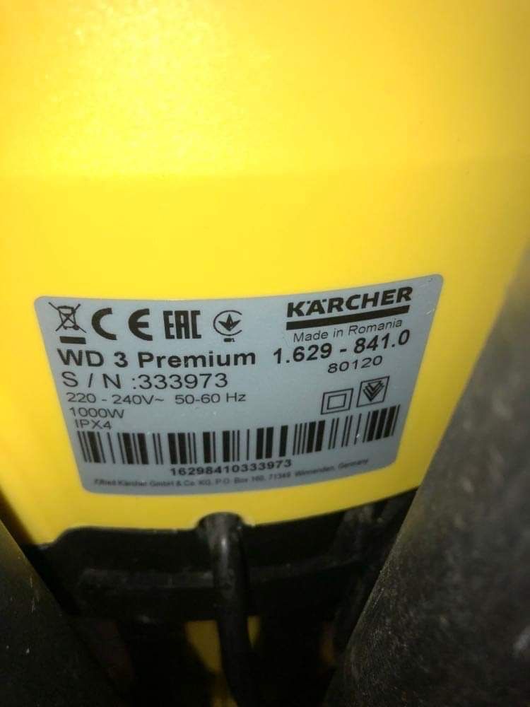 Odkurzacz przemysłowy Karcher Wd3 Premium