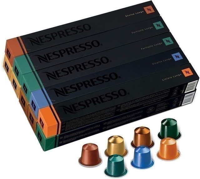 100 Capsulas de cafe nespresso todos sabores originais com muita vali