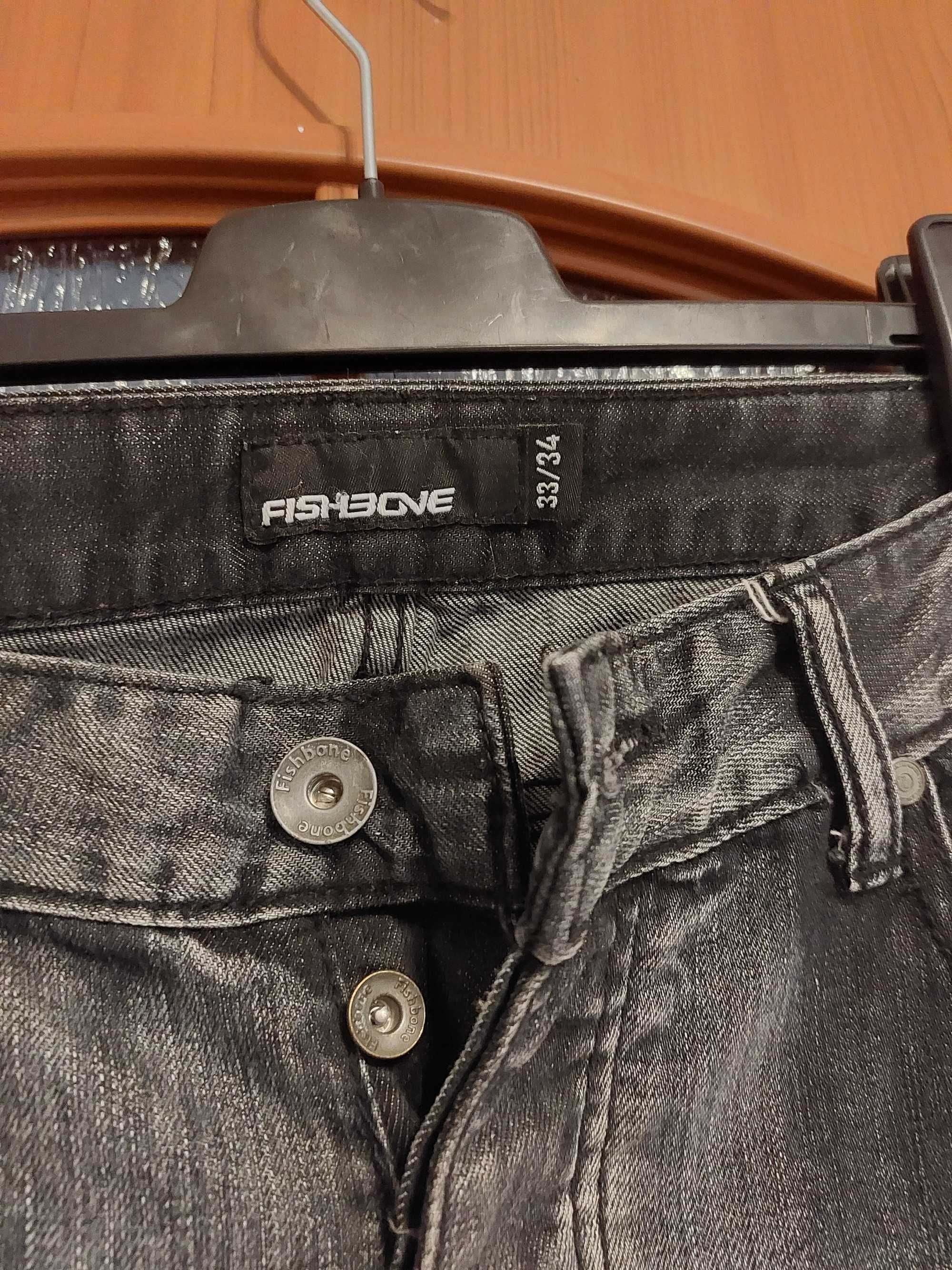 męskie spodnie FISHBONE NEW YORKER rozmiar 33/34