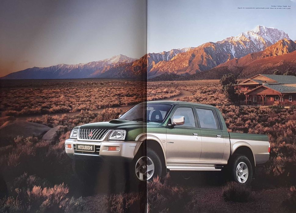 Catálogo e Folheto - Mitsubishi L200 - original - vintage