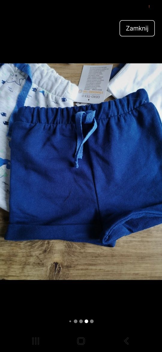 Zestaw dla chłopca spodenki I bluzka