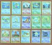Cartas Pokémon base set inglês