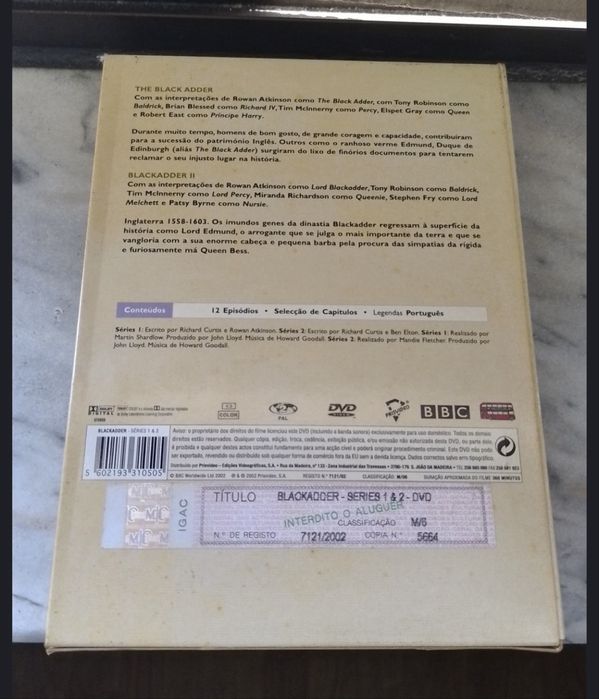 DVD, Blackadder - Séries 1 & 2