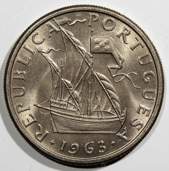 Republica Portuguesa - 5 Escudos 1963 Novas de Rolo