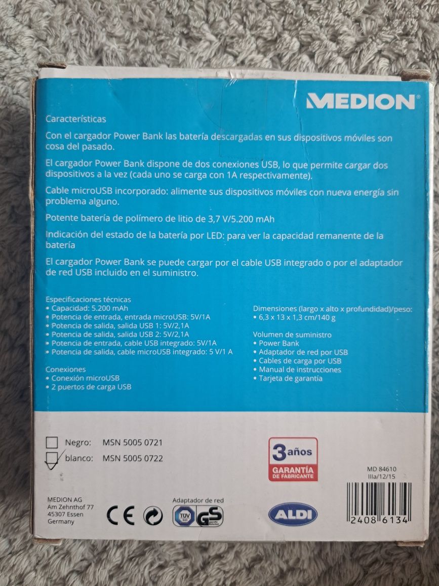 Powerbank 5200mAh