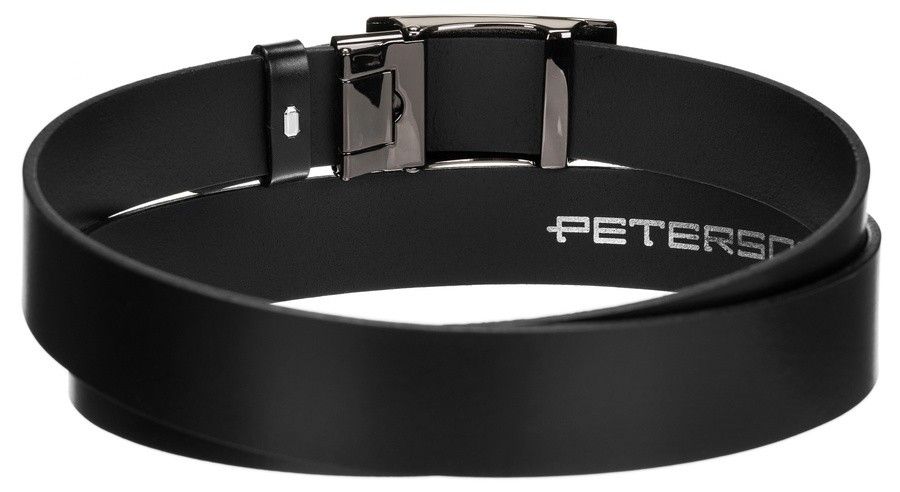elegancki pasek garniturowy z automatyczną klamrą - peterson 140