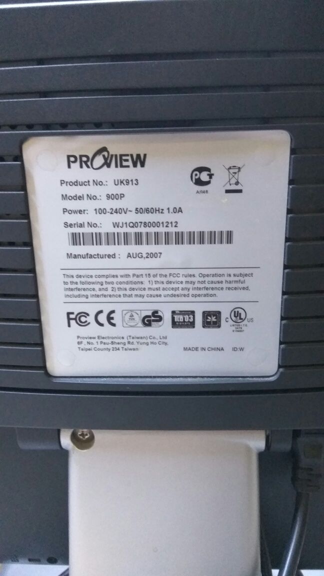 Монитор 19' Proview UK-913