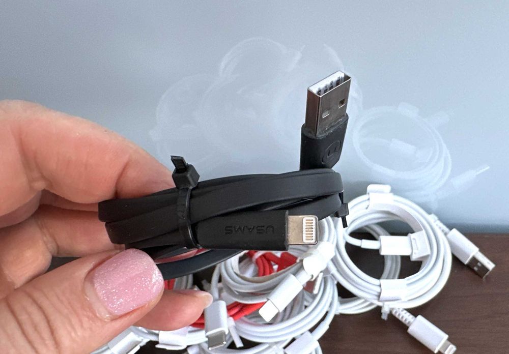 Кабель USB 2.0 - to Lightning 1м метр. Чорний. BLACK
