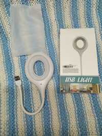 Лед лампа USB з гнучким подовжувачем