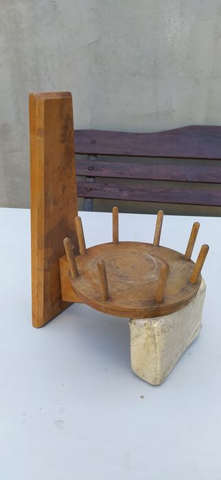 Stary kwietnik drewniany 3sztuki