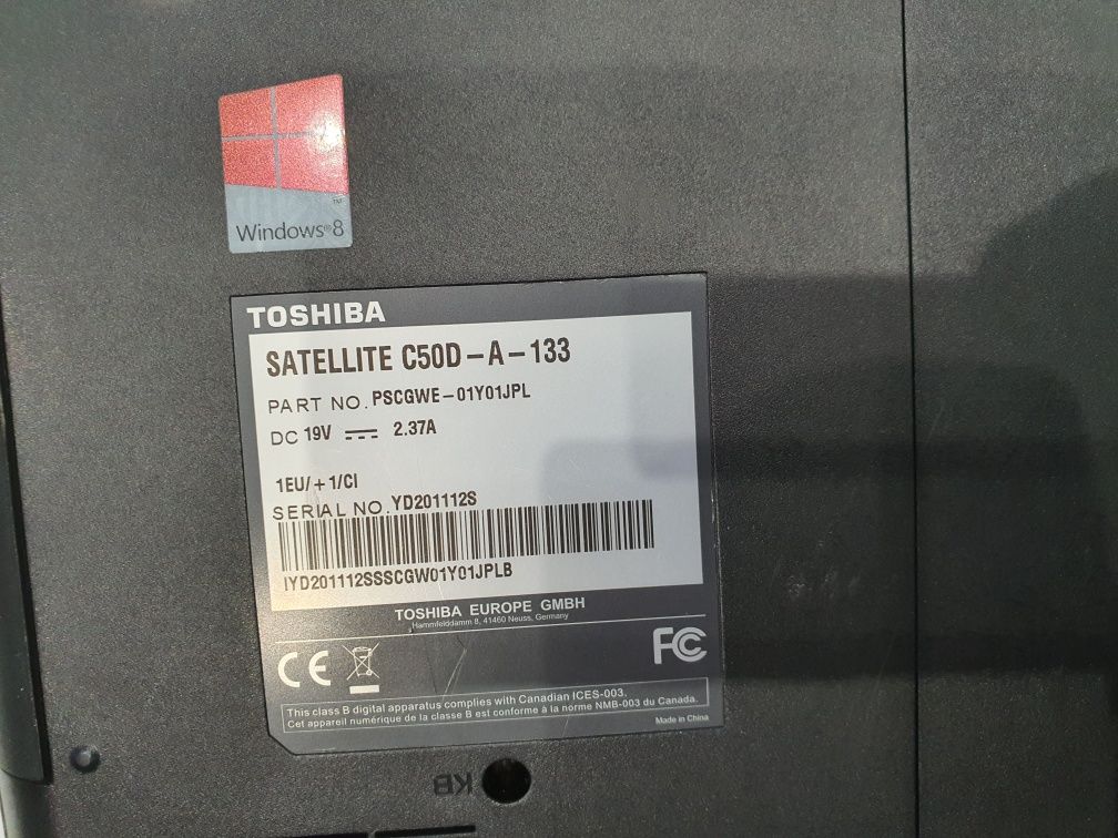 Laptop Toshiba Satelitte C50D-A-133 OKAZJA!!!