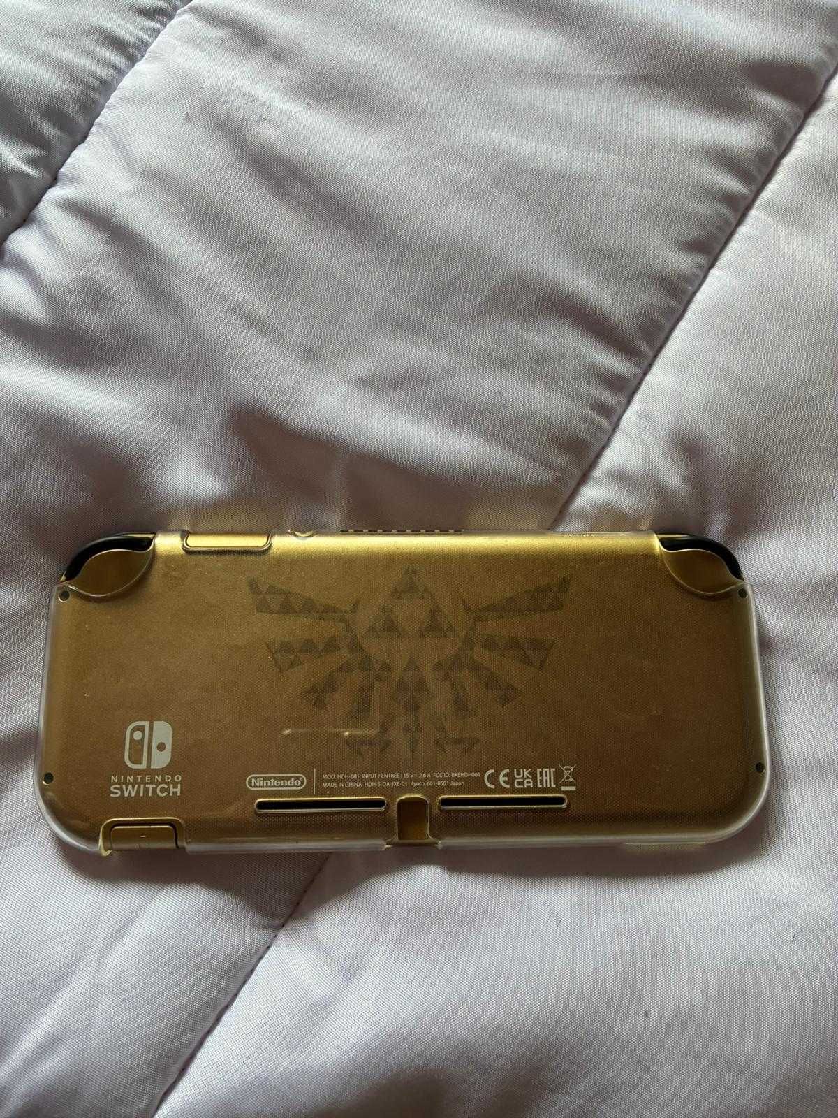 Nintendo Switch Lite Edição limitada Hyrule Edition + Acessórios