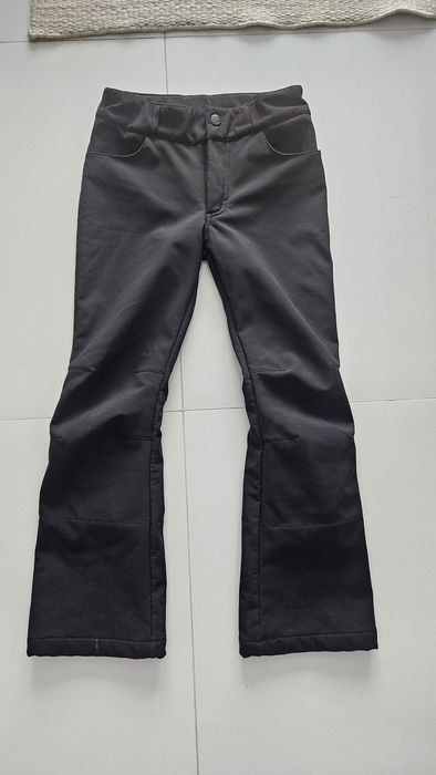 Spodnie zimowe 146 h&m sport czarne dziewczęce ocieplsne narciarskie