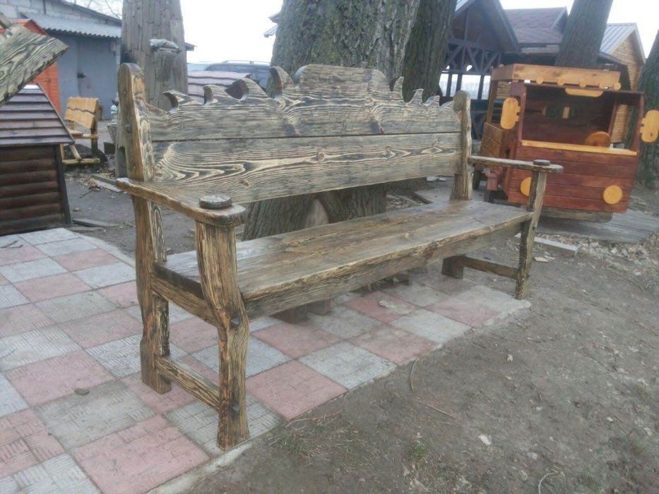Вироби з дерева. Лавки, столи, гойдалки, бесідки, та інші вироби