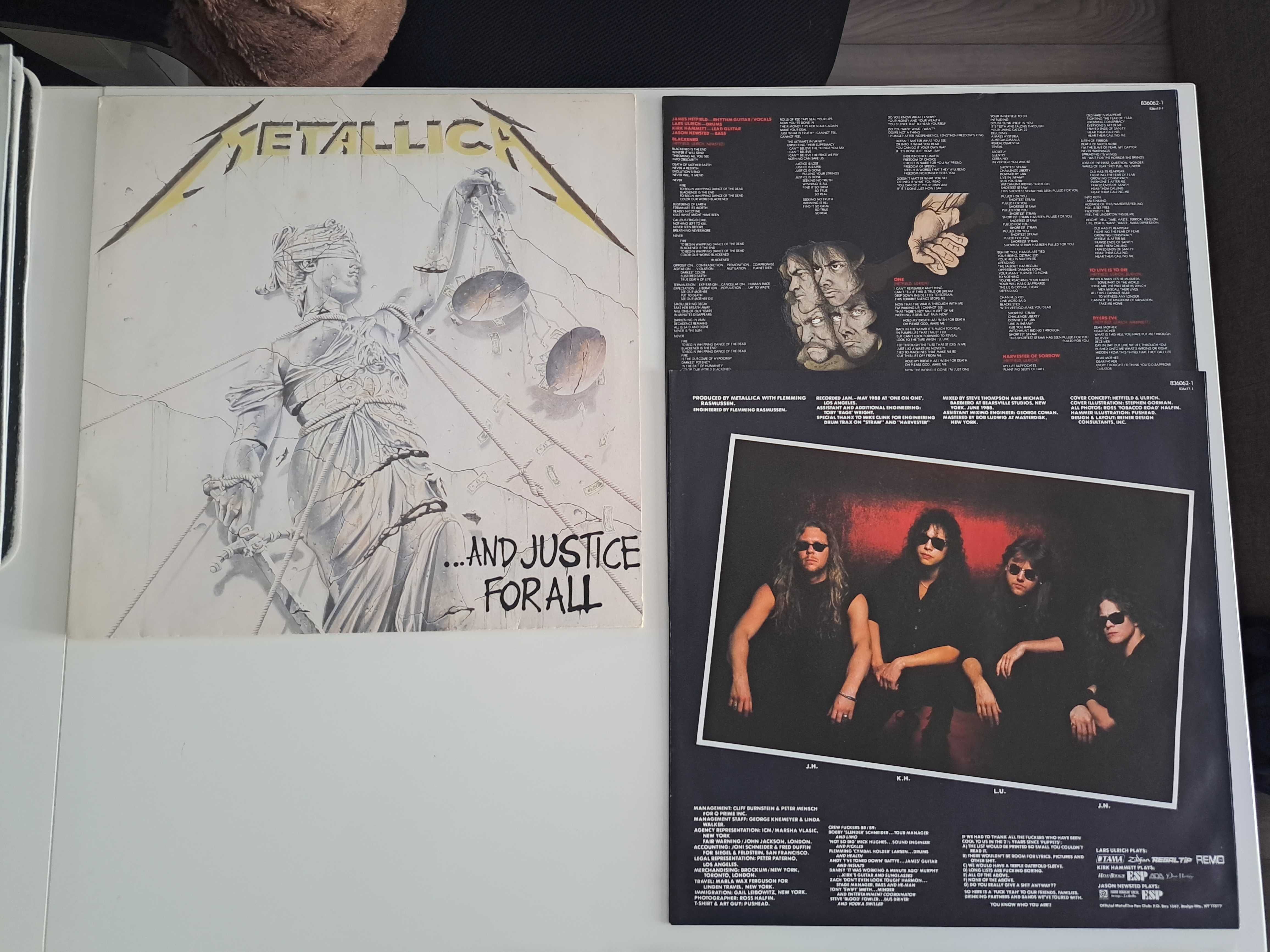 Płyty winylowe 2xLP Metallica - And Justice Forall  NM-/EX+++  1Press