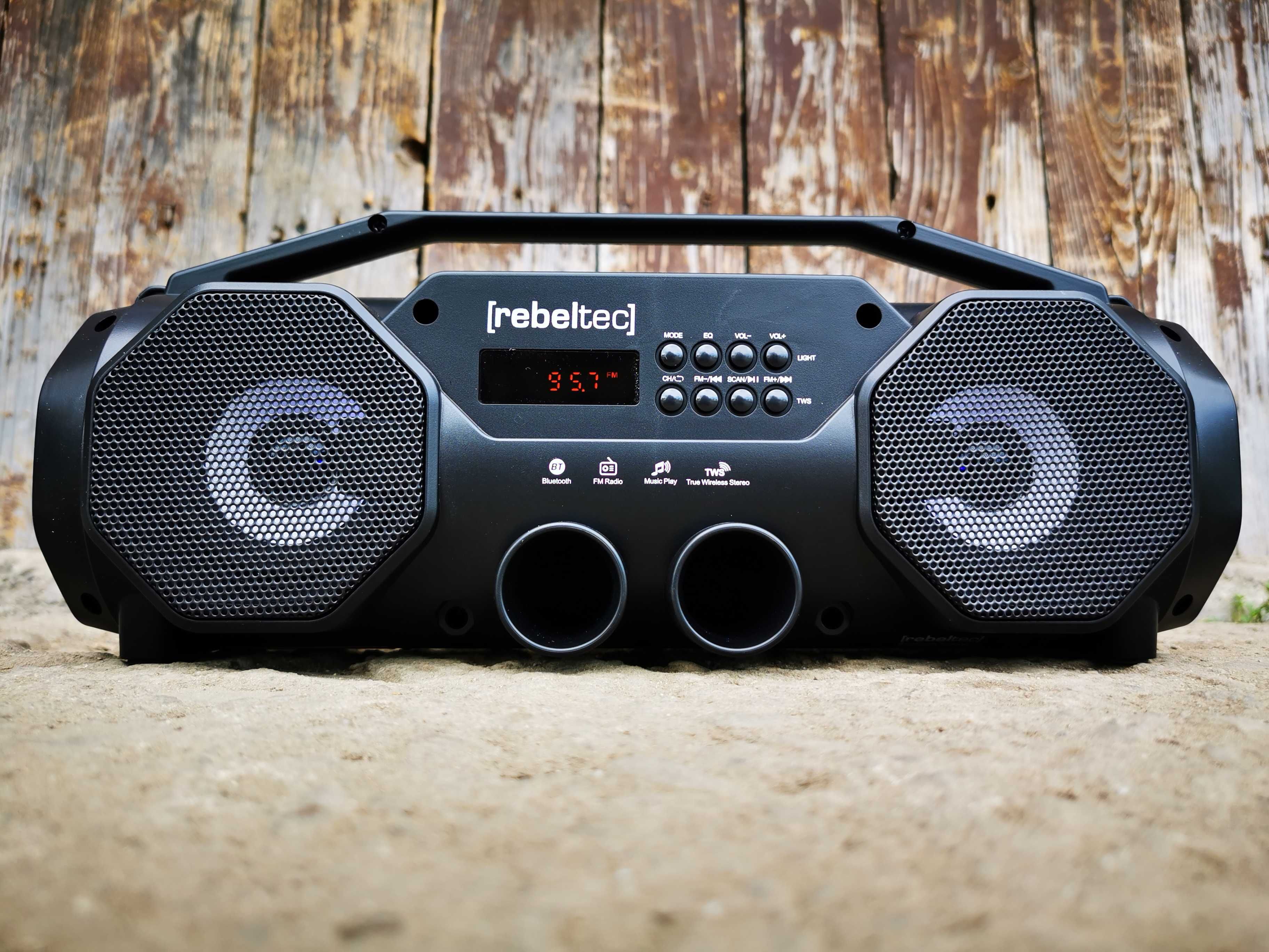 BOOMBOX Głośnik BLUETOOTH Radioodtwarzacz MP3 USB FM KOLUMNA Subwoofer