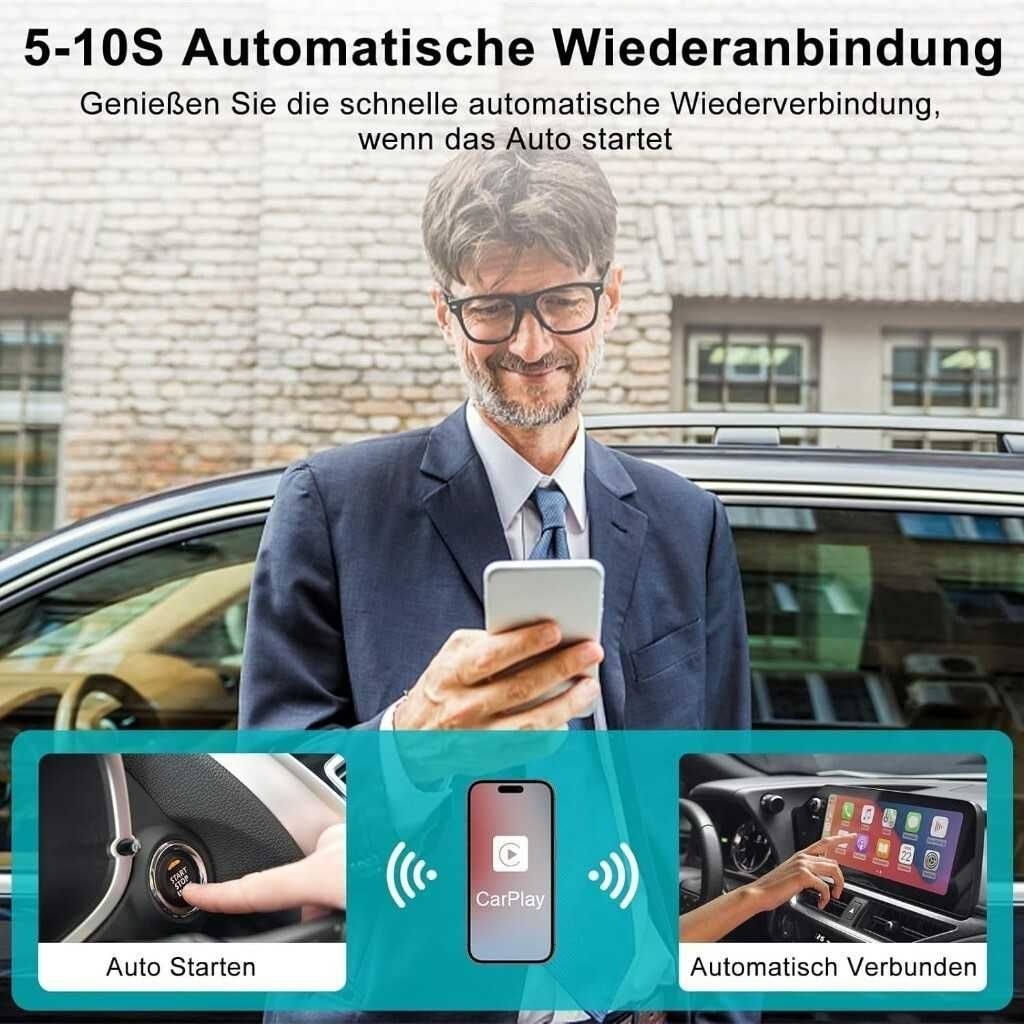 CarPlay bezprzewodowy adapter do iPhone